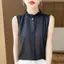 Áo sơ mi nữ satin không tay - Đồng phục văn phòng tiện lợi