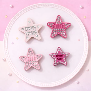 Set Charm Ngôi Sao Min Min Đính Đá – Lấp Lánh Sang Chảnh Phong Cách Tiểu Thư Cute Trang Trí Dép Xinh Xắn Nổi Bật BLING