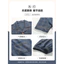Shop Bộ Đồ Ngủ Nam Cotton Nguyên Chất Quần Ngắn Tay Nam Cotton Mỏng Phong Cách Xuân Thu Plus Size Loungewear Ba Mảnh Phong Cách Mỏng