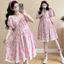 Trang phục bà bầu mùa hè Váy Cotton nguyên chất phù hợp