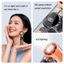 Quạt cầm tay tốc độ nhanh NAMA Quạt treo cổ không cánh có màn hình LCD 2 đến 10 giờ Thời gian chạy ABS Xám Trắng Màu Opti