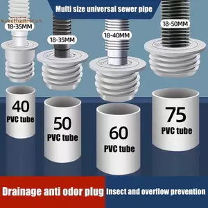 TRTR Ống Thoát Nước Chống Mùi Niêm Phong Cắm Nắp Rửa Sàn Thoát Nước Khử Mùi Lõi Silicon Chống Phát Hiện Bền VN