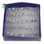 Springevenstar - 24 Cặp Bông Tai Thời Trang Bạc Mạ Nhựa
