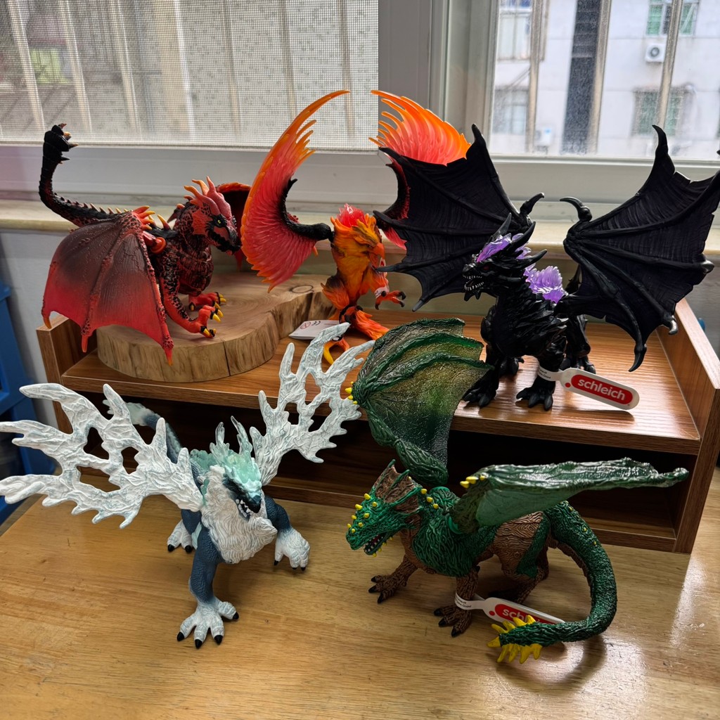 Sile Flying Dragon Model Đồ chơi trẻ em Quà tặng Lava Dragon 70138 Ice Dragon Jungle Dragon Shadow Dragon Flamingo Eagle