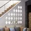 6 / 30 Chiếc Gương Acrylic Có Thể Tháo Rời 3D DIY Dán Tường Tự Dính Giọt Nước Gương Đề Can Cho Phòng Ngủ Phòng Tắm Trang Trí Phòng Khách
