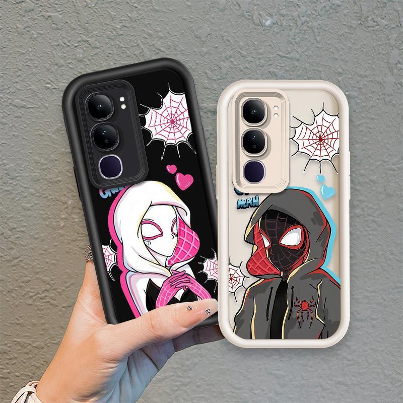 Ốp Lưng Cho VIVO Y19S Pro Y29 4G Hoạt Hình Silicon Mềm Ốp lưng TPU Spider Man Cool Boy Angel Eye Chống Sốc Ốp Lưng