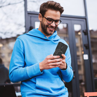 Dành Cho Smasung Galaxy A52 / A52s / A12 / M12 Ốp điện thoại Carbon Tecture Lưng Cứng Cạnh Mềm Có Thể Gập Lại Đứng Chống Sốc Chống Rơi Mỏng Bao