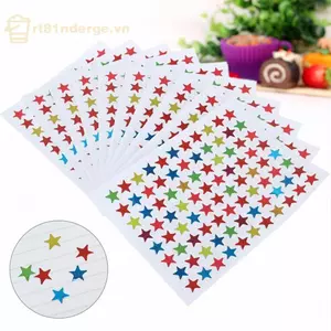 Ge 880 Chiếc Hình Ngôi Sao Stiers Nhãn Dành Cho Trường Học Trẻ Em Giáo Viên Phần Thưởng DIY Craft n