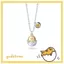 Gudetama Sinh Series-Yolk Birthstone Vòng Cổ Niche Dễ Thương Trẻ Con Lười Trứng Quà Tặng Sinh Nhật