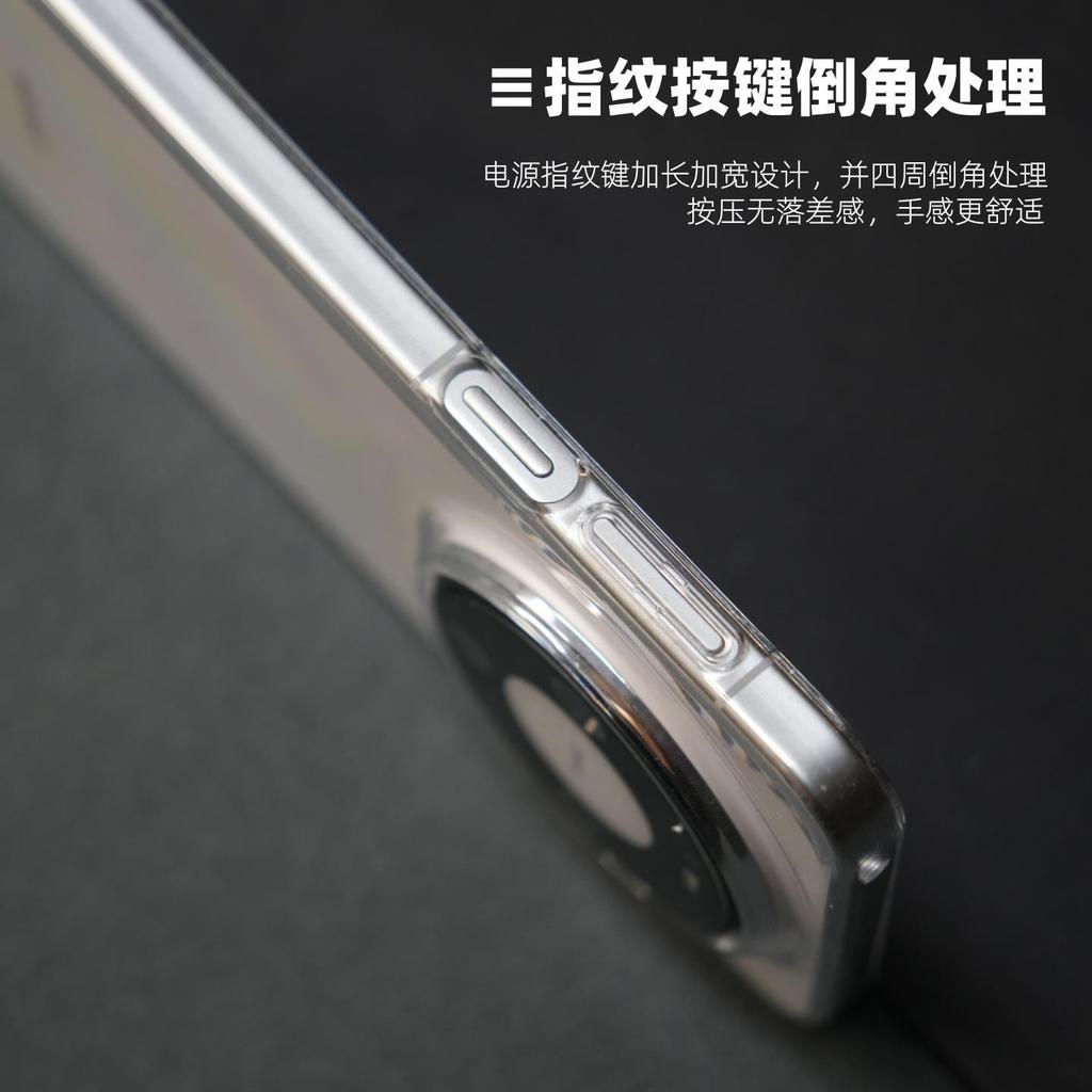 Dành Cho Huawei mate80pro Ốp Lưng Điện Thoại Trong Suốt mate80 promax Không Vàng mate70 Ốp Lưng Cứng Siêu Mỏng