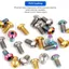 Bu lông titan PYCOU, Bu lông cánh quạt phanh đĩa Torx TC4 Titanium T25, Vít xe đạp M5x10 Trọng lượng siêu nhẹ Phanh xe đạp Vít đĩa Hệ thống phanh xe đạp