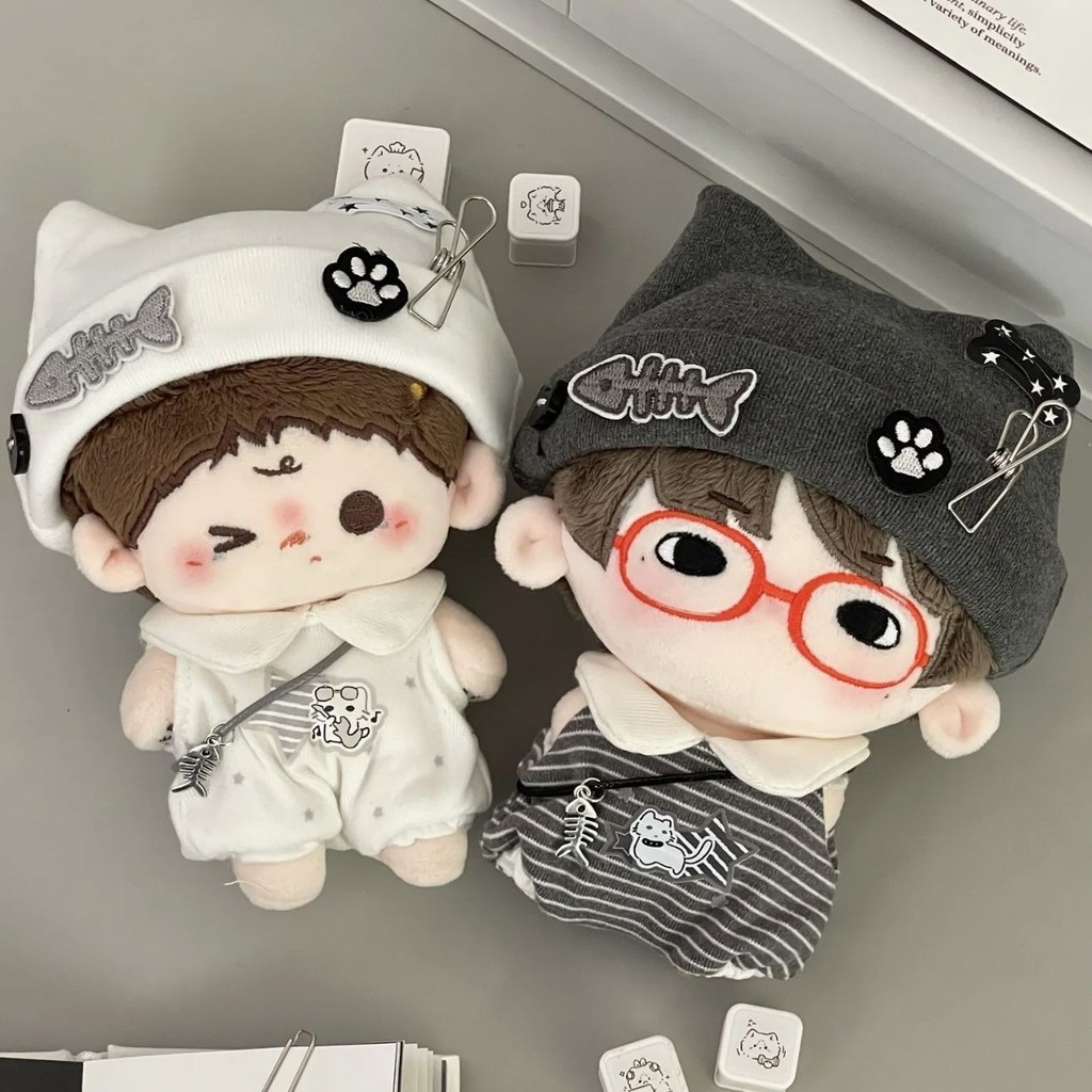 10cm Phong Cách Punk Không Thuộc Tính Búp Bê Cotton Quần Áo Bé Búp Bê Trang Phục Thay Thế Quần Áo Bé Quần Áo Cho Bé
