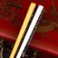 Quạt Mạ Vàng Mạ Vàng Bạc Gấp Quạt Khiêu Vũ Di Động Di Động Quạt Hanfu Tặng Hiện Cầm Tay Phong Cách Trung Hoa Gửi Người Nước Ngoài Bạn Cùng Lớp 260419
