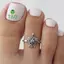 Nhẫn chân có thể điều chỉnh, thiết kế boho bãi biển dành cho nữ - phụ kiện thời trang