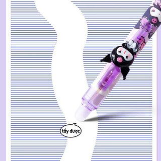 Bút mực xoá được đa năng – Bút gel ngòi 0.5mm mực xanh, hình hoạt hình cute, thiết kế đẹp cho học sinh tiểu học