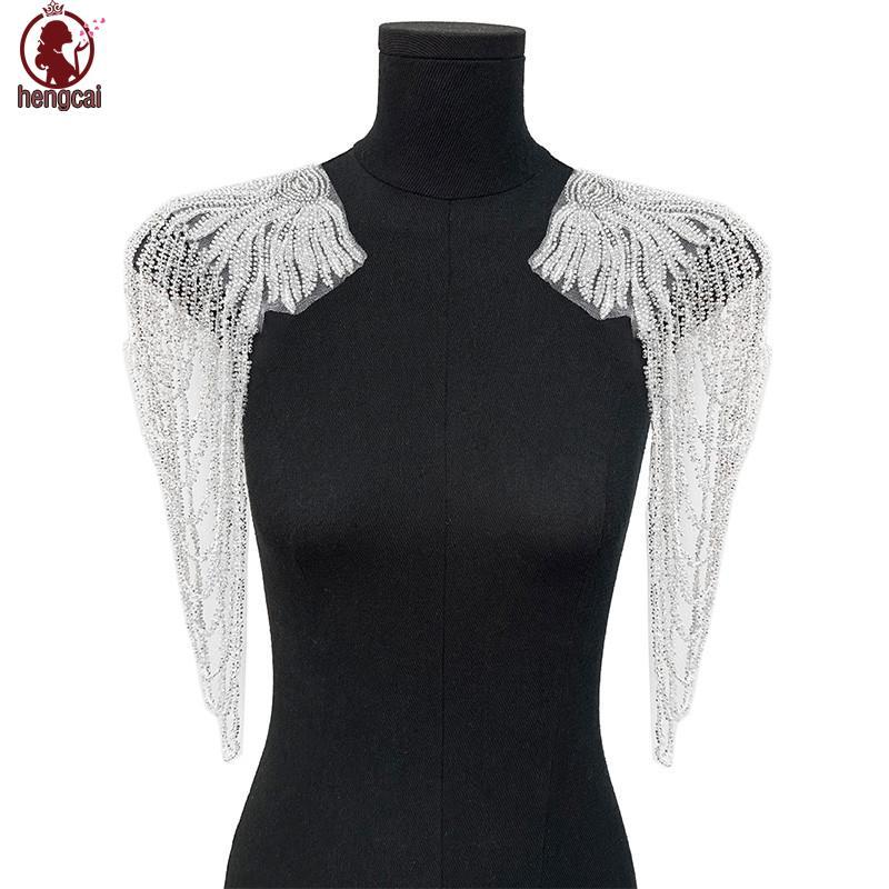 Dây chuyền tua rua sequin với viền đính thêu cho trang trí váy cưới