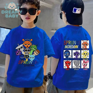 COD✅ (Hồ Chí Minh)   Áo sơ mi mùa hè, dành cho trai gái, áo có hình ảnh nhân vật trò chơi hộp nhạc không địch kịp kẹt