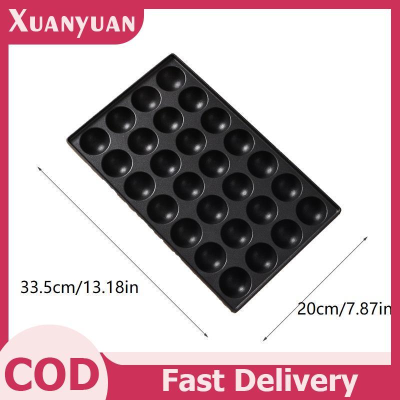 XUAN 28 Lỗ Cấp Thực Phẩm Chống Dính Bạch Tuộc Thịt Viên Nướng Khay, Trứng Chim cút, Bóng Cá, Bánh, Cần Thiết Cho Gia Đình Dã Ngoại Ngoài Trời VN
