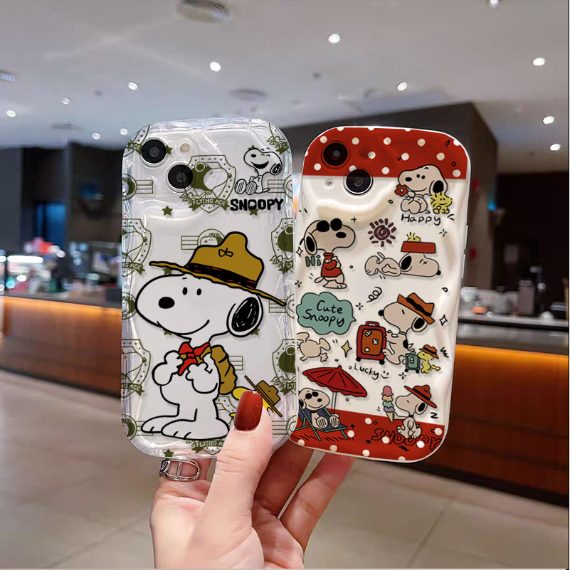 Ốp Lưng Cho Honor 90 400 Lite 200 Pro 20 MAGIC 7LITE X9D X8C X9C Thông Minh 5G Snoopy Hoạt Hình Dễ Thương Mềm Sóng Silicon Bên Ốp Lưng