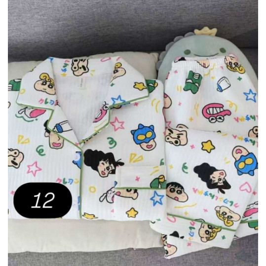 BỘ NGỦ PIJAMA CHẦN BÔNG MẪU MỚI 21 MẪU ( M11-M21 )