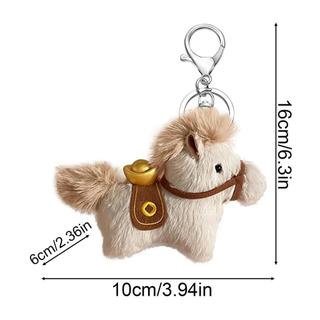 Móc Khóa Ngựa Cho Ba Lô 4 Inch Mặt Dây Chuyền Du Lịch Dễ Thương Ví Động Vật Móc Khóa Dành Cho Nữ Nam Bé Gái Người Yêu Ba Lô