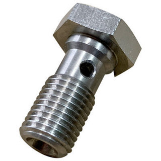 Xe Sửa Đổi Thép Không Gỉ Phanh Thép Họng Ống Dầu Lỗ Đôi Rỗng Vít Khớp M10 * 1.0 / M10 * 1.25 2NVX