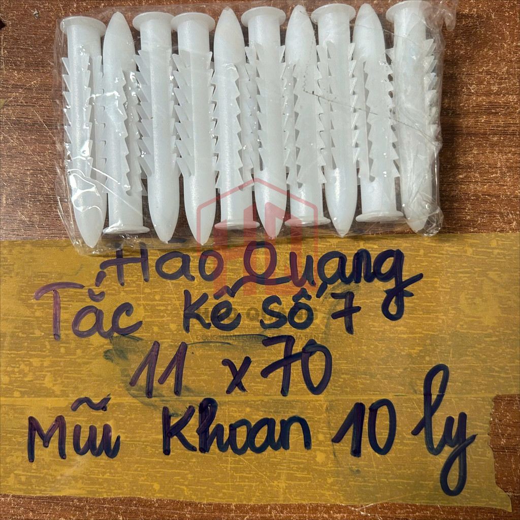 Bộ Tắc Kê Nở Nhựa – Phụ Kiện Treo Tường, Khoan Bê Tông Siêu Bền Siêu chắc
