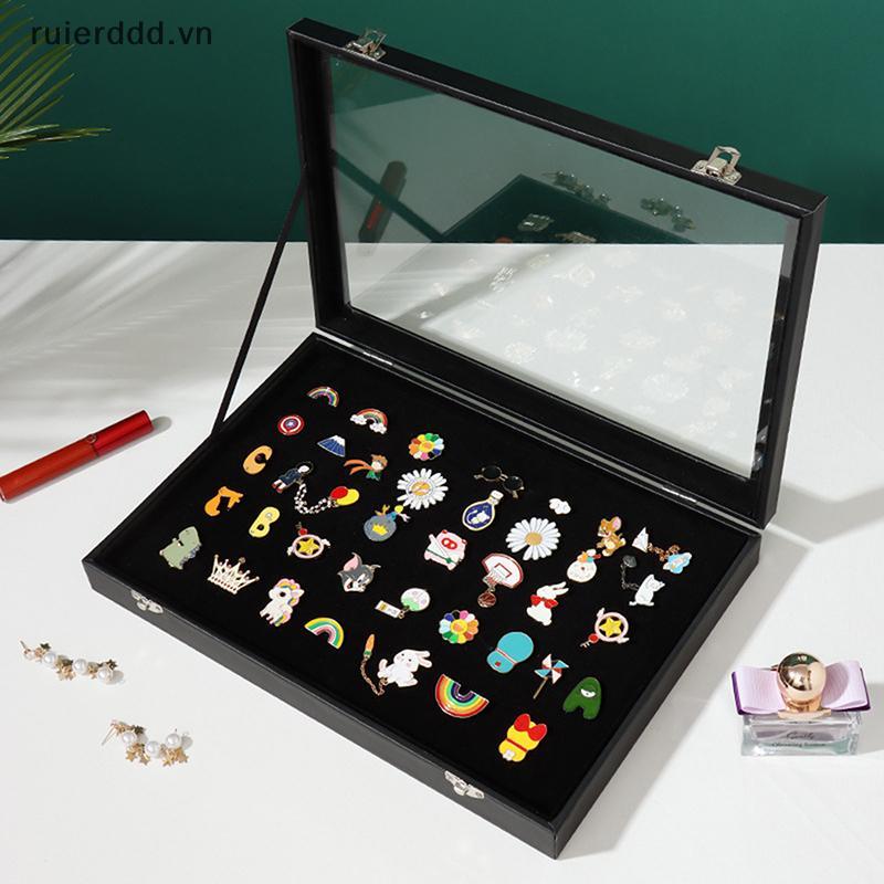 # ruierdd # Pin Huy Chương Hiển Thị Hộp Bảo Quản Huy Hiệu Trong Suốt Chống Bụi Pin Hiển Thị Hộp Cho Huy Chương Bộ Sưu Tập Trang Sức Khung Trưng Bày.