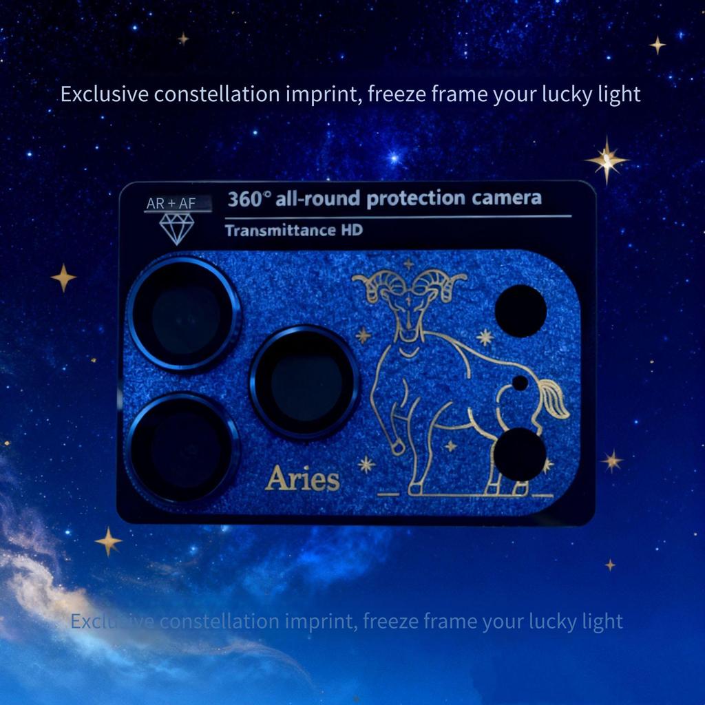 Miếng Dán Ống Kính IPhone 17 pro max Bảo Vệ Ống Kính Mười Hai Chòm Sao Tích Hợp Áo Giáp Mờ 17pro 17Air Chống Sốc Tất Cả Các Loại