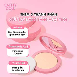 Phấn Phủ Chống Nắng Giúp Che Phủ Khuyết Điểm, Da Mịn Màng CATHY DOLL CC SPEED WHITE X3 POWDER PACT SPF40 PA+++ 12g
