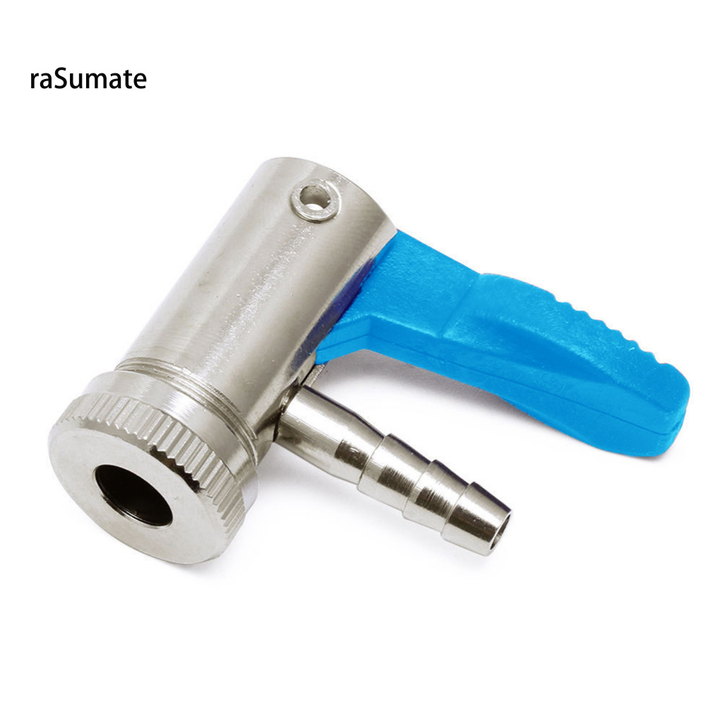 < rasumate > 6mm / 8mm Xe Máy Xe Máy Lốp Xe Đạp Máy Bơm Hơi Lốp Van Bơm Không Khí Đầu Nối Chuck