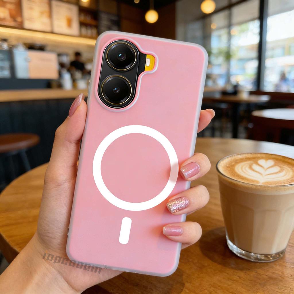 Vỏ TPU 2 trong 1 Candy Jelly từ tính cho Xiaomi POCO X3 X4 X6 X7 GT Pro NFC 5G Vỏ bảo vệ điện thoại chống sốc