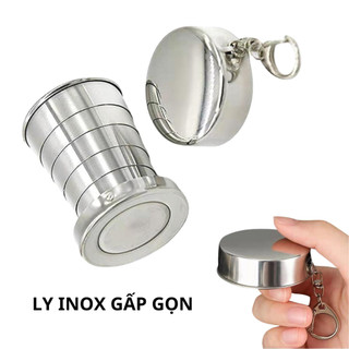 Cốc gấp gọn du lịch inox 304 an toàn sức khỏe Có thể gấp gọn / Xếp gọn،Bỏ túi / Có móc khóa،Du lịch, dã ngoại, cắm trại