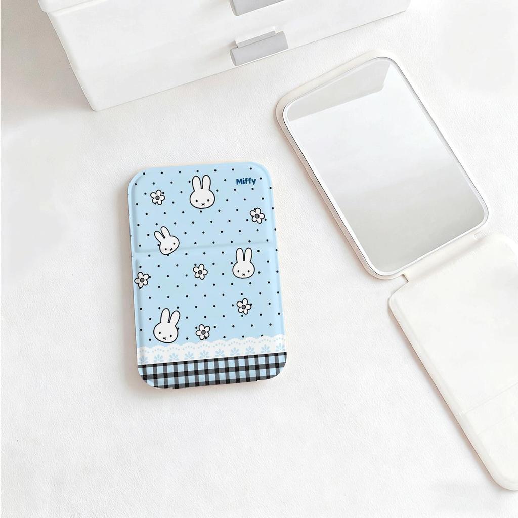 Miffy Blue dưới Gương gấp trang điểm cho đi làm đi chơi