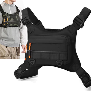 Ngoài Trời Chức Năng Chiến Thuật Vest Ngực Túi Huấn Luyện Nam Chạy Bộ Túi Tập Gym Thể Thao Áo Vest Túi Chiến Thuật Áo Vest