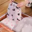 EDIWANY 10 Túi Đựng Giày, Túi Đựng Giày Chống Bụi Nơ Thỏ, Bộ Dụng Cụ Sắp Xếp Giày Có Thể Tái Sử Dụng Hoạt Hình Nhẹ