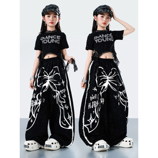 Bộ tập nhảy cho Đồ nhảy hiện đại cho bé gái Croptop Đồ tập nhảy dance cho bé gái Đồ tập nhảy cho bé Quần áo trẻ em Đồ nhảy zumba cho Quần áo hiphop Đồ nhảy cho bé