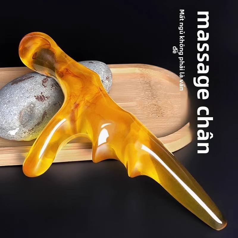 Máy mát xa chân châm cứu trị liệu gia đình, dụng cụ massage kinh tuyến, thiết kế tam giác