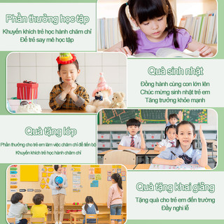Bộ Văn Phòng Phẩm Bộ Quà Tặng Học Sinh Dễ Thương - Đồ Dùng Học Tập Hoạt Hình Đầy Đủ Bút, Thước, Sổ Và Túi Cho Dịp Noel