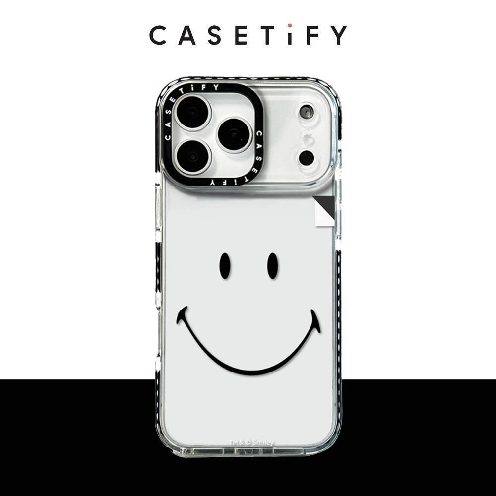 Ốp điện thoại ba mặt cười màu cho IPhone 17 Pro Max 17Air 16 15 14 13 12 11 Vỏ bảo vệ chống sốc