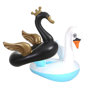 Đồ chơi bơm hơi Vòng bơi động vật PVC dày Vòng bơi trẻ em Vịt vàng Lifebuoy Bể bơi trẻ em Sản phẩm nước 4.7