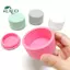 Springevenstar 20ml Lọ du lịch bằng silicon di động có nắp, Lọ kem dưỡng da mặt toàn thân, Hộp đựng kem trang sức du lịch Mini Springevenstar