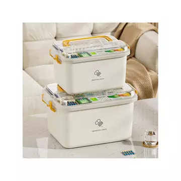 Dung Tích Lớn Hộ Gia Đình Hộp Đựng Thuốc Hộp Bảo Quản Đa Lớp Sơ Cứu Hộp Thuốc Nhỏ Fami