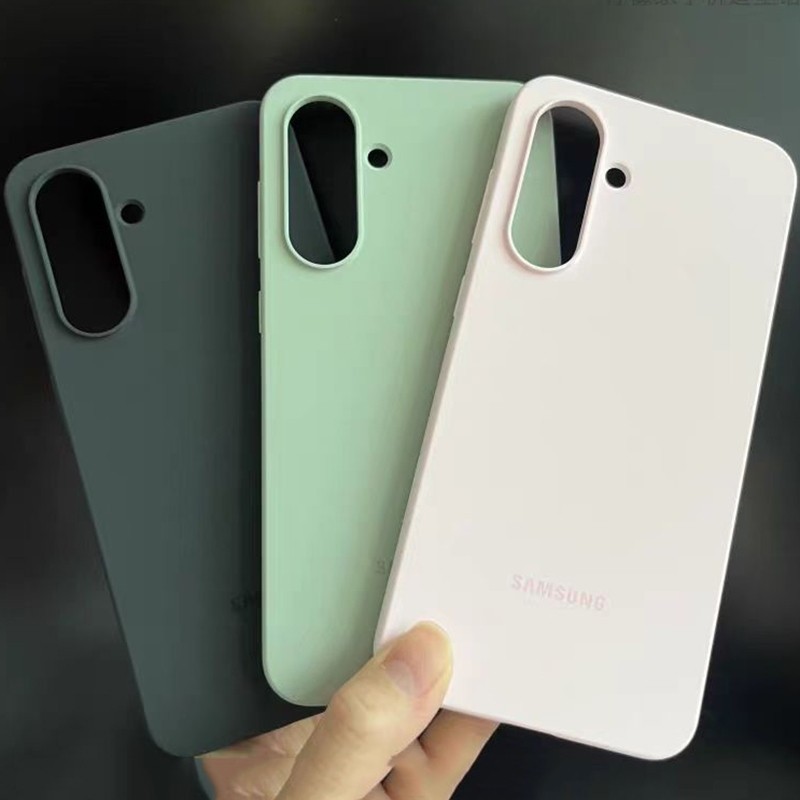 Vỏ silicon lỏng nguyên bản Vỏ bảo vệ mềm mại cho bé Vỏ bảo vệ chống vân tay Vỏ chống sốc cho Samsung Galaxy A56