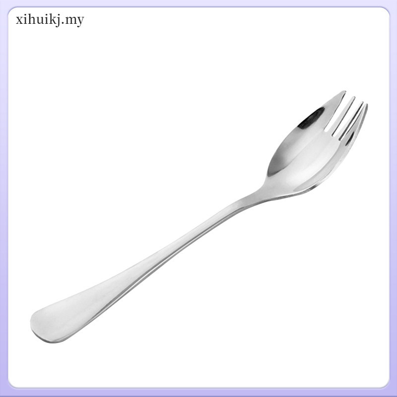 Salad Hike Thìa Và Nĩa Thìa Đo Bằng Thép Không Gỉ Sporks 18.50X3.00X1.50CM Bạc