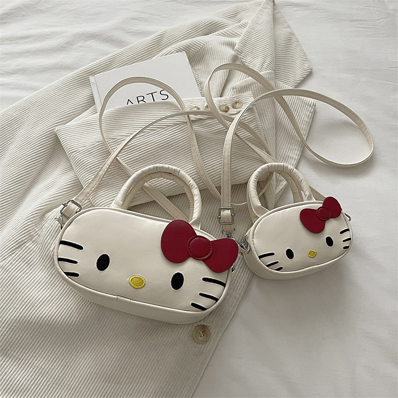 GC2 2026 Túi đeo vai nữ Hello Kitty PU dễ thương Túi xách đi lại đa năng sành điệu CG2