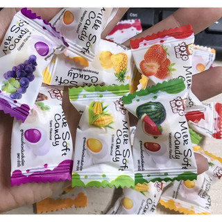 [GÓI 300Gr] Kẹo dẻo Thái Lan vỏ sữa mềm nhân trái cây Milk Soft Candy