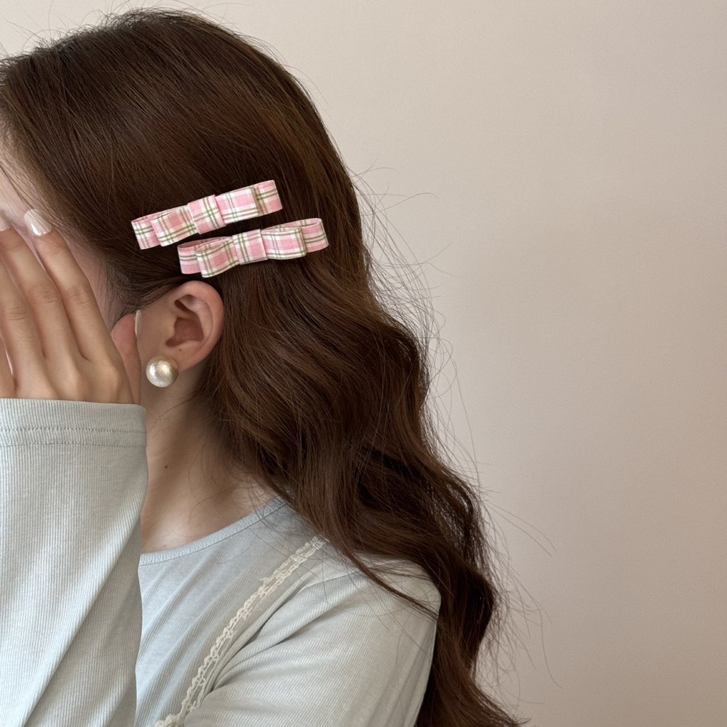 Kẹp Tóc Nơ Hoa Ngọt Ngào Cho Nữ