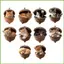 Giáng Sinh Động Vật Acorn Đồ Trang Trí 2D Acrylic Giáng Sinh Mặt Dây Chuyền Trang Trí 10 Miếng Mộc Mạc Động Vật Mặt Dây Chuyền Cho gelhvn