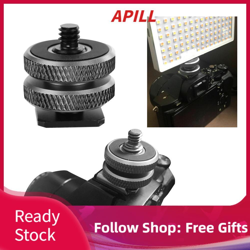 apill 3/8 đến 1/4 Vít gắn micro có độ bền cao cho phụ kiện máy ảnh Flash Hot Shoe